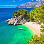 Beach in the makarska area