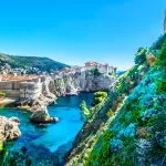 Vue colorée de Dubrovnik