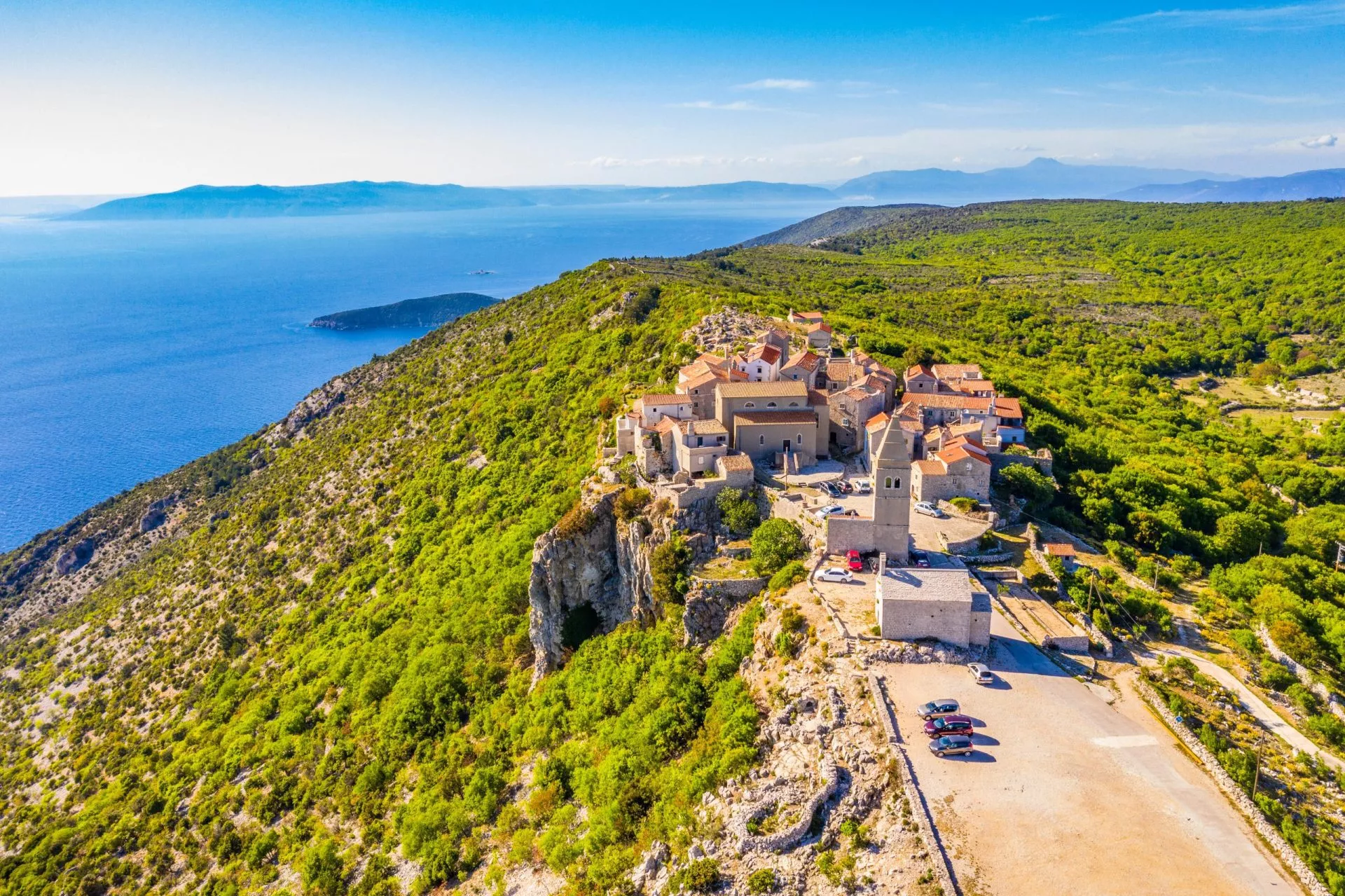 Cres island villages