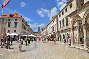 Rue principale de Dubrovnik