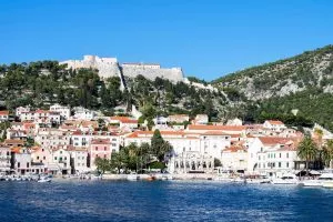 Hvar from sea
