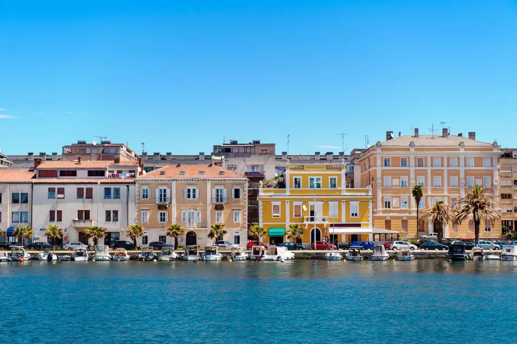 Vue sur la mer à Zadar